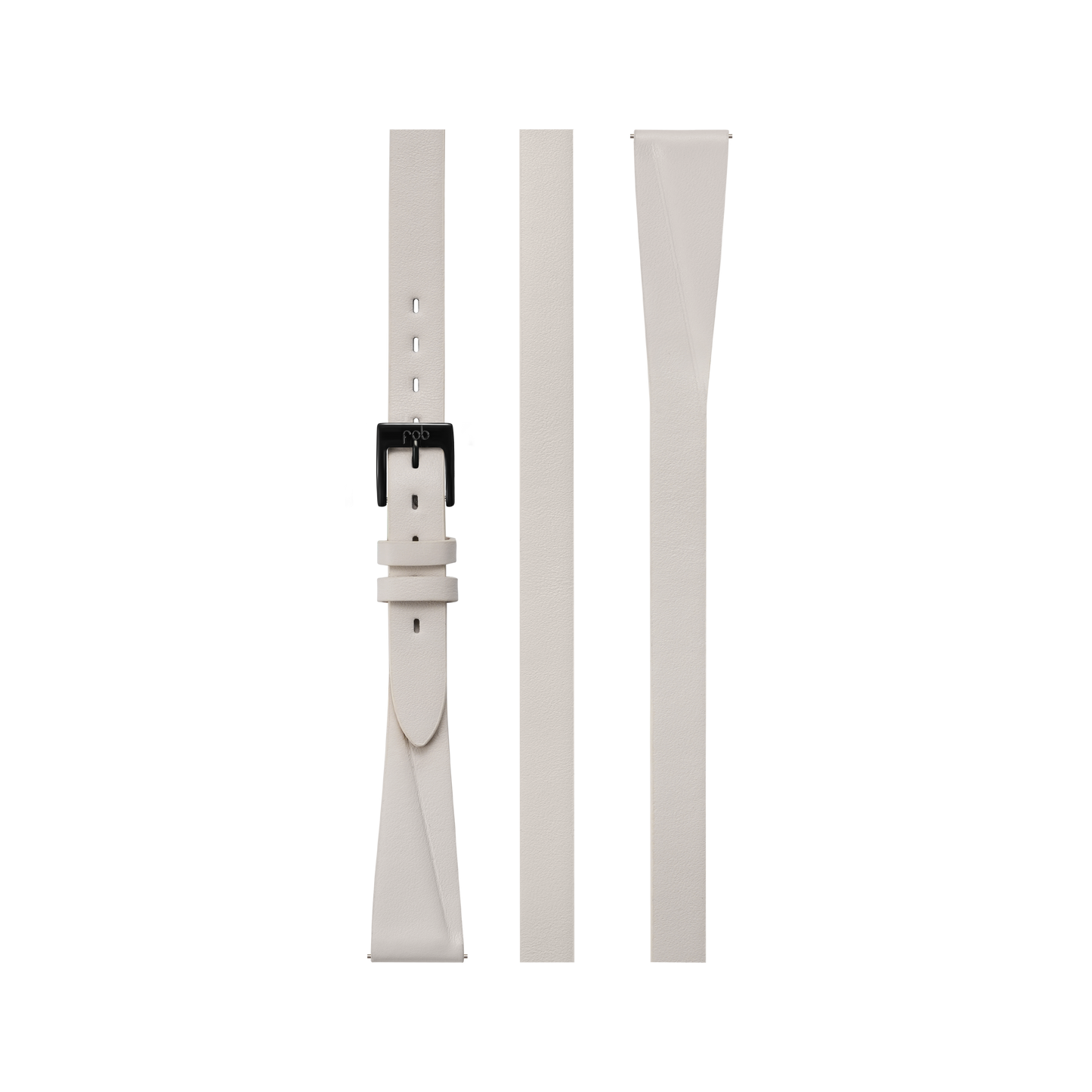 Bracelet fin en cuir blanc pour R360