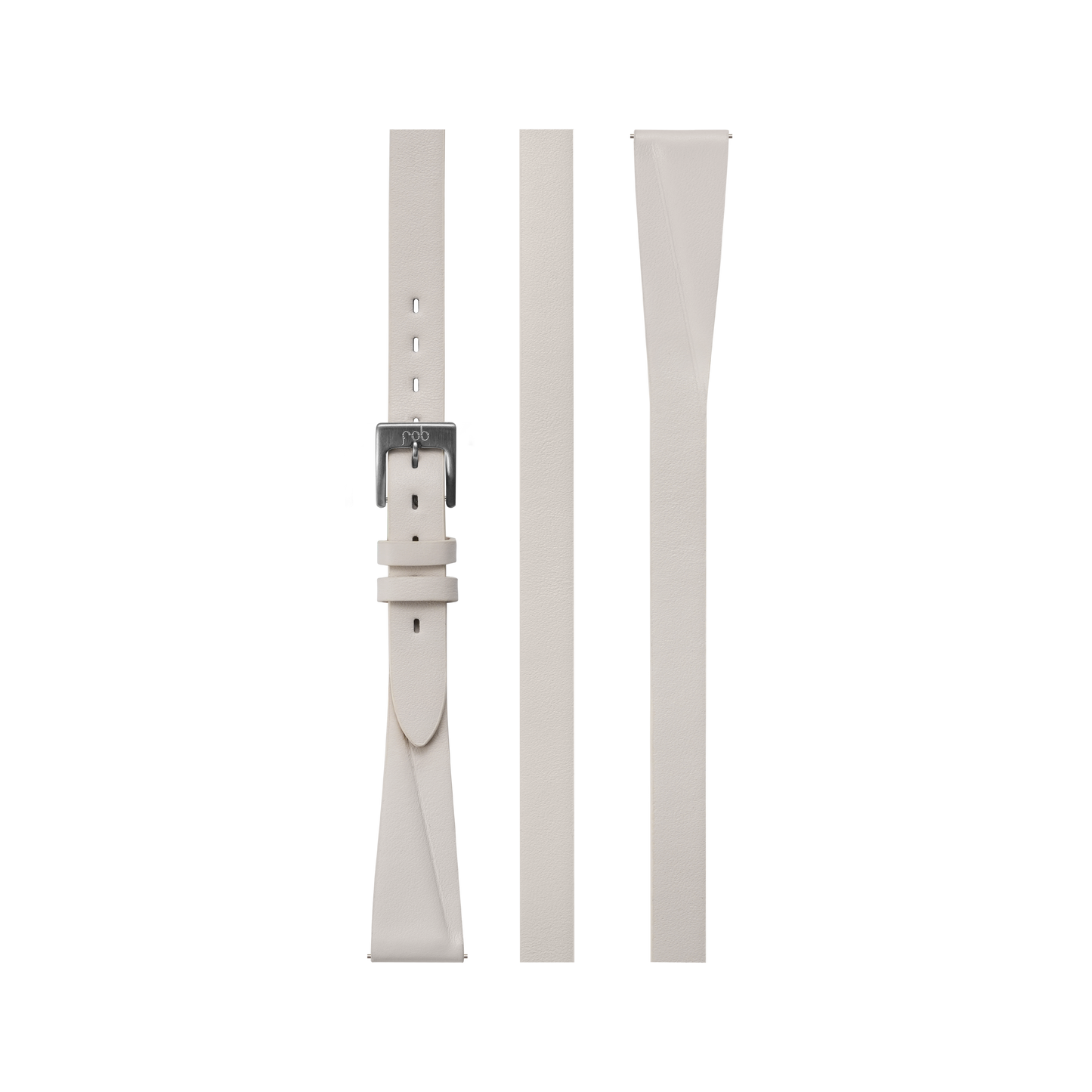 Bracelet fin en cuir blanc pour R360
