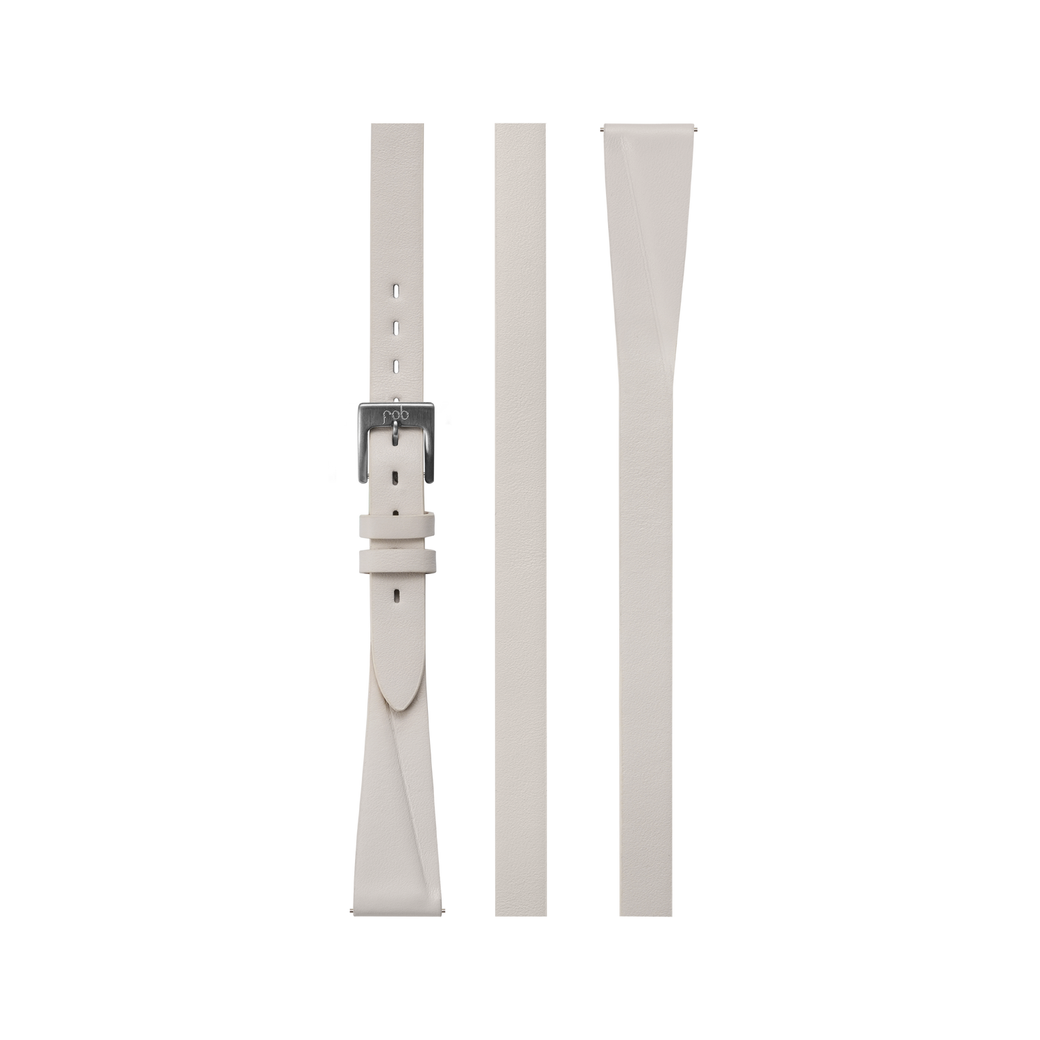 Bracelet fin en cuir blanc pour R360